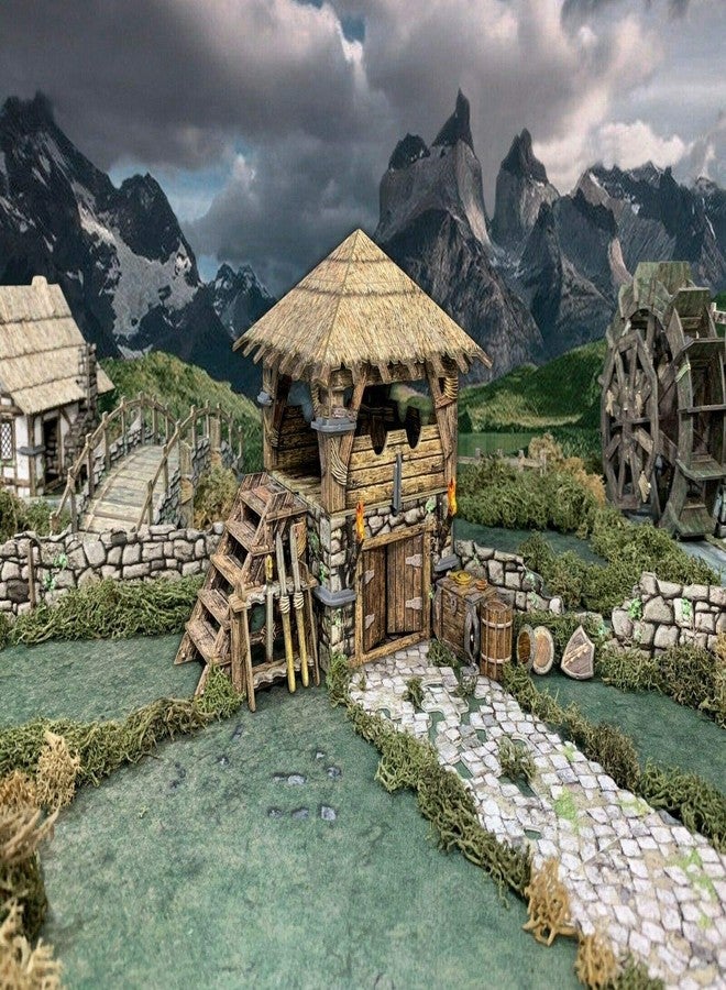 Battle Systems Fantasy Terrain Guard Post - 28-35mm DND D&D RPG Wargames Historical/Fantasy Card Scenery - Image 2