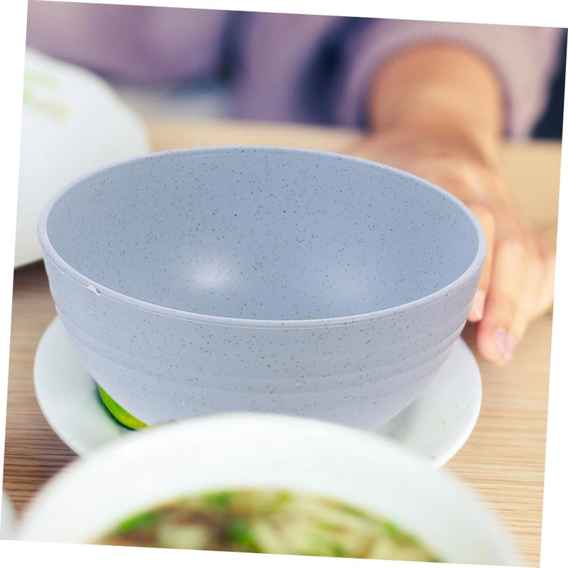 Unbreakable Rice Bowls 4 Pack Microwave and Dishwasher Safe for Pasta Salad Desserts - Image 5