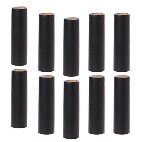 CALANDIS® 100 Pieces Wine Bottle Heat Shrink PVC Capsules Sealing Cover Black 32mm - Image 4