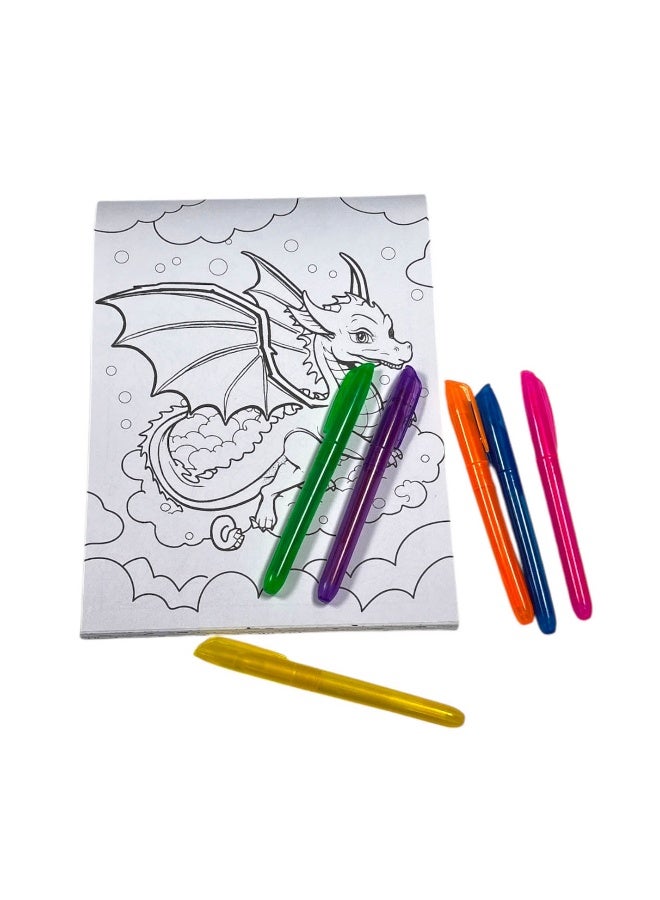 Creative Pages Coloring Kit: Dragons - Image 5