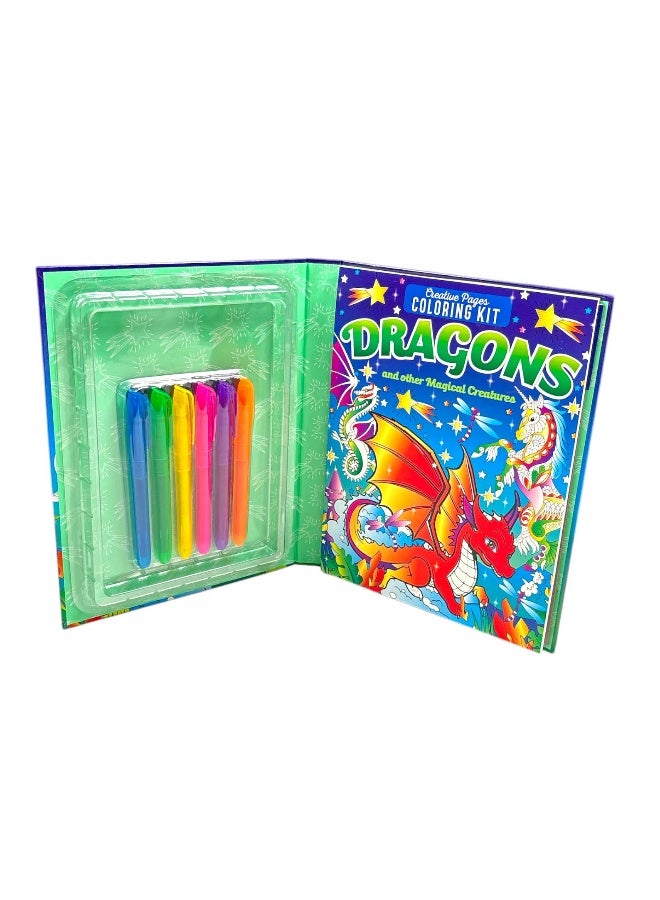 Creative Pages Coloring Kit: Dragons - Image 3