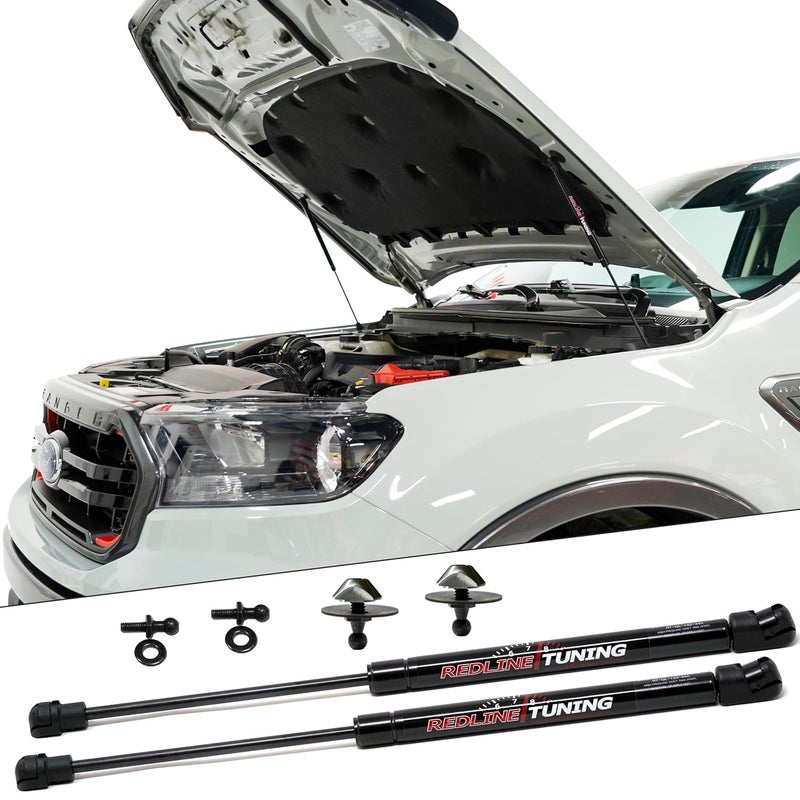 Redline Tuning Hood QuickLIFT Plus System for Ford Ranger 2022+ - Image 1