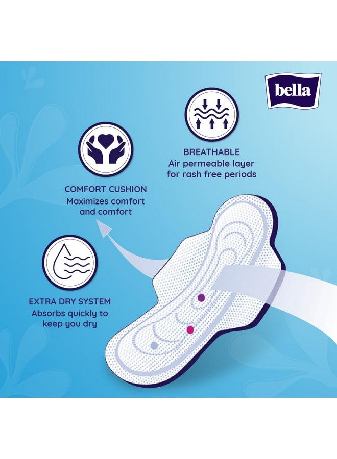 Bella Classic Maxi Softi Pads For Women | Sanitary Napkins | For Sensitive Skin | 28 Cm Long | With Wings | Breathable | For Rash Free Period | Comfort Cussion | Pack Of 2 | 15 Pcs Each - Image 3