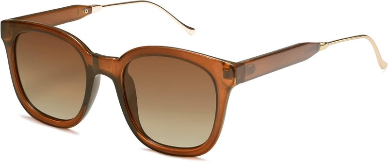 Sojos Classic Square Polarized Sunglasses Womens Mens Retro Trendy UV400 Sunnies SJ2050 - Image 1