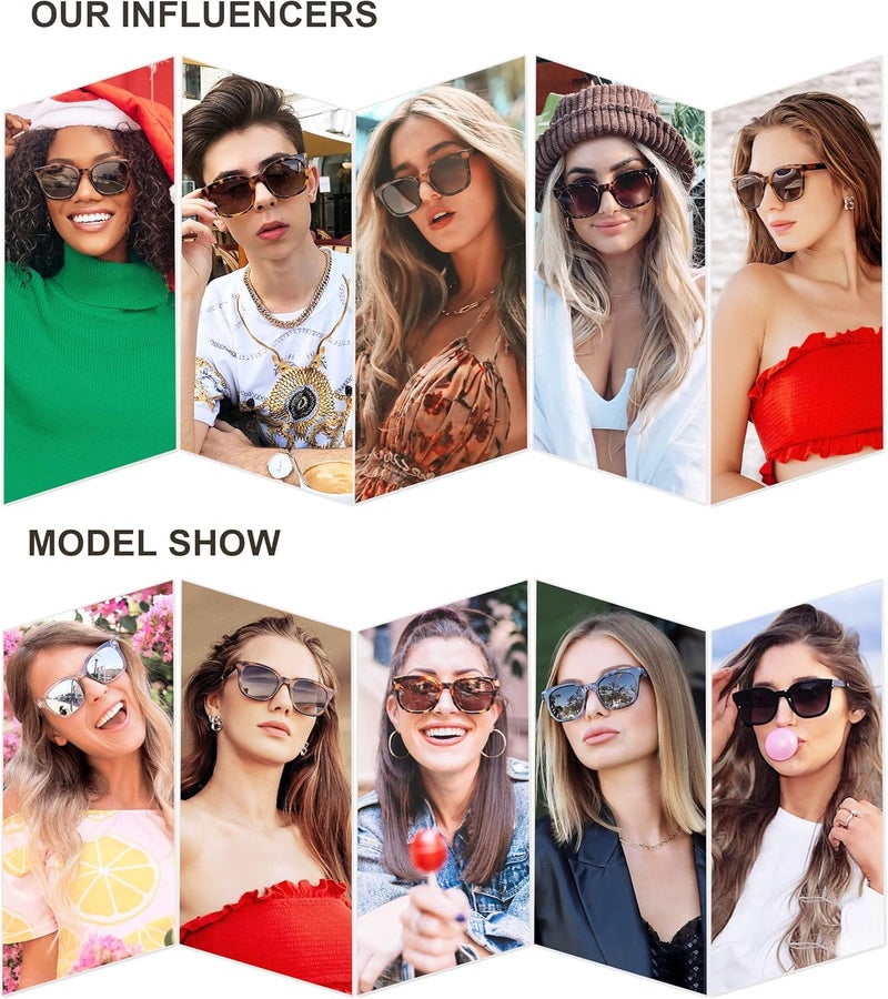 Sojos Classic Square Polarized Sunglasses Womens Mens Retro Trendy UV400 Sunnies SJ2050 - Image 3