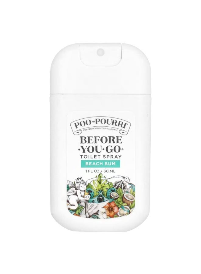 بوو - بوري Poo-Pourri، Before-You-Go® بخاخ تواليت، Beach Bum، 1 أونصة سائلة (30 مل) - Image 1