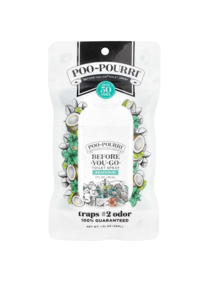 بوو - بوري Poo-Pourri، Before-You-Go® بخاخ تواليت، Beach Bum، 1 أونصة سائلة (30 مل) - Image 2
