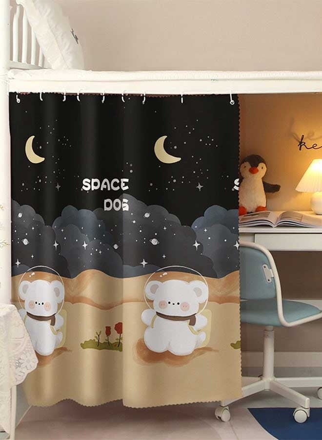 RAWAID Bunk Bed Privacy Curtains - 2 Panels, Breathable & Blackout Dorm Canopy for Single Bed | Dustproof & Light Blocking for Loft or Bottom Bunk - Image 5