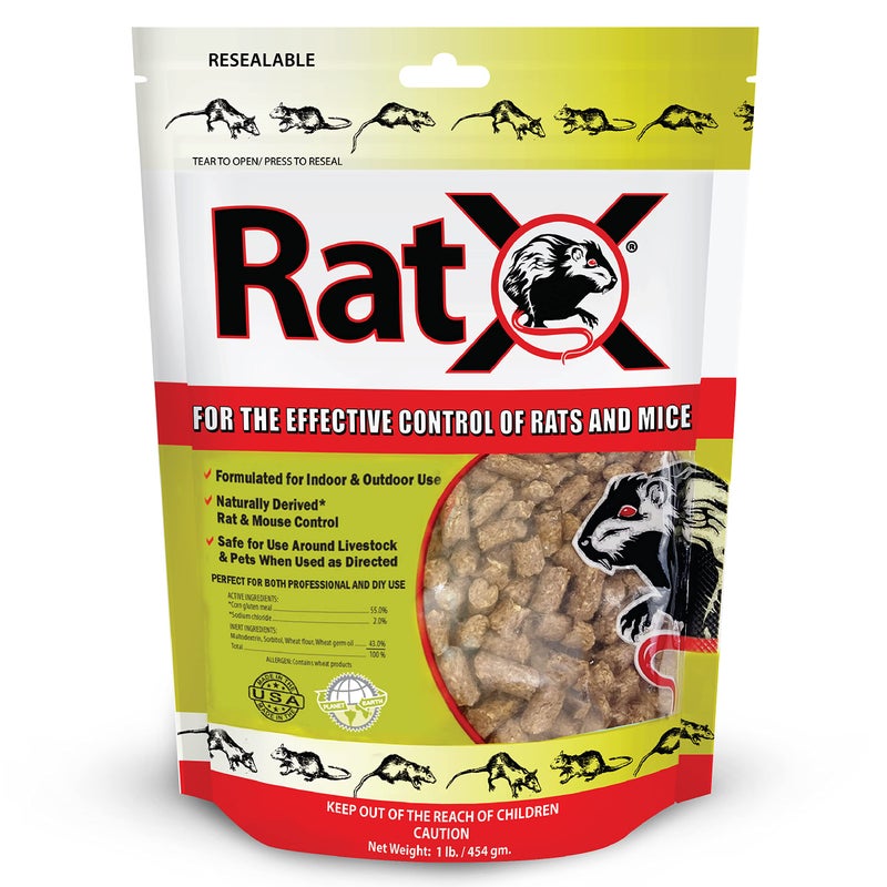 MouseX RatX All-Natural Humane Rat And Mouse 1 lb. Bag - EcoClear Products 620101 - Image 1