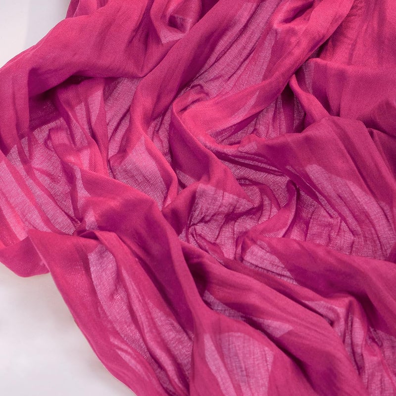 Socomi 3pcs Fuschia Spring Cheesecloth Table Runner Boho Rustic Gauze 120 inch 10FT Cheese Cloth Runner for Wedding Party Baby Shower Birthday Home Decor - Image 3