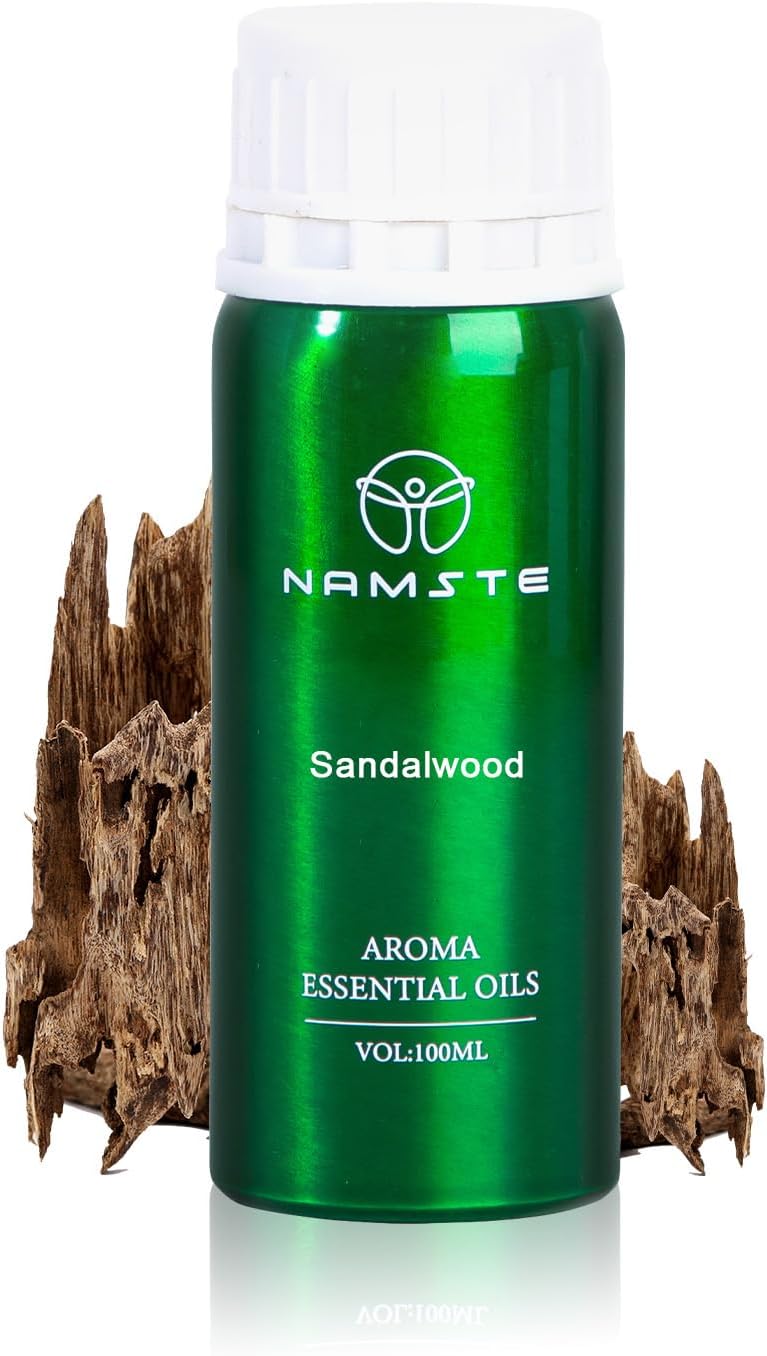 3.38 Fl. Oz Sandalwood Aroma Essential Oil - 100% Pure And Natural Essential Oils for Diffusers | Aromatherapy Oil for Mood Lifting - Image 1