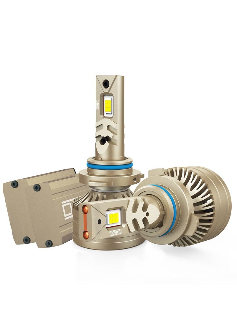 DXB-C Falcon 9006/HB4 LED Car Headlight Bulbs, 120W 12000LM 300% Extremely Bright Light, 6500K Cool White LED Bulb for Low Beam and High Beam Headlights, Plug and Play, IP68 - Pack of 2 - Image 2