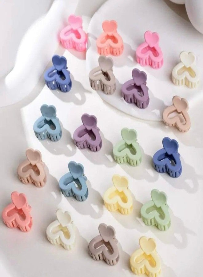 Radhya Accessories Mini Matte Finish Colorful Hair claws for Women Small Clutchers for Girls Hair clips for girls hair clip for Women (Pack of 12) Random shape Strong grip clawclips - Image 2