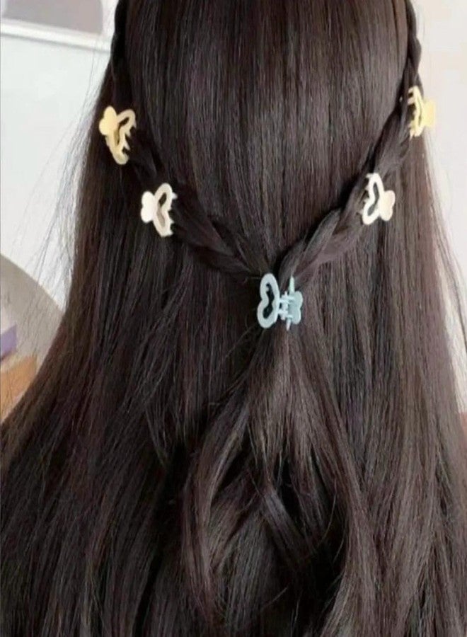 Radhya Accessories Mini Matte Finish Colorful Hair claws for Women Small Clutchers for Girls Hair clips for girls hair clip for Women (Pack of 12) Random shape Strong grip clawclips - Image 3