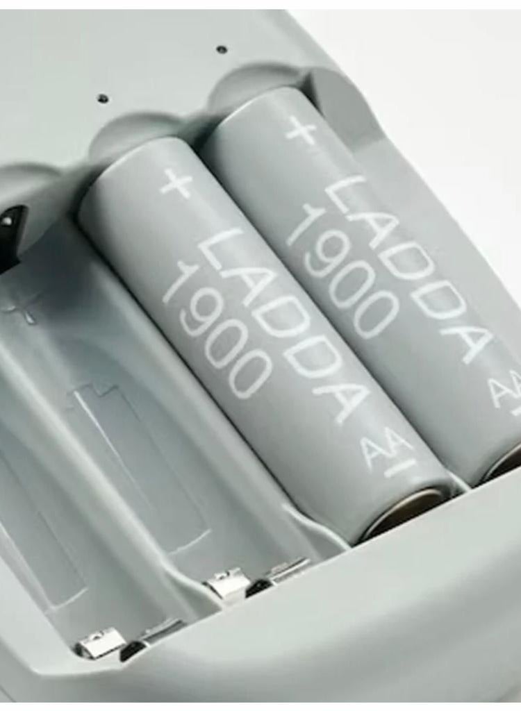 لادا بطارية قابلة للشحن AA 1900 مللي أمبير تتألف من اربع قطع - Image 3