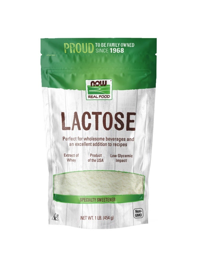 NOW Foods Lactose Encourages Beneficial Gut Bacteria Product of the USA 1Pound Packaging May Vary - Image 1