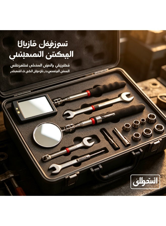 مصباح فحص ليد يدوي مغناطيسي، مصباح عمل لصيانة السيارات - Image 4