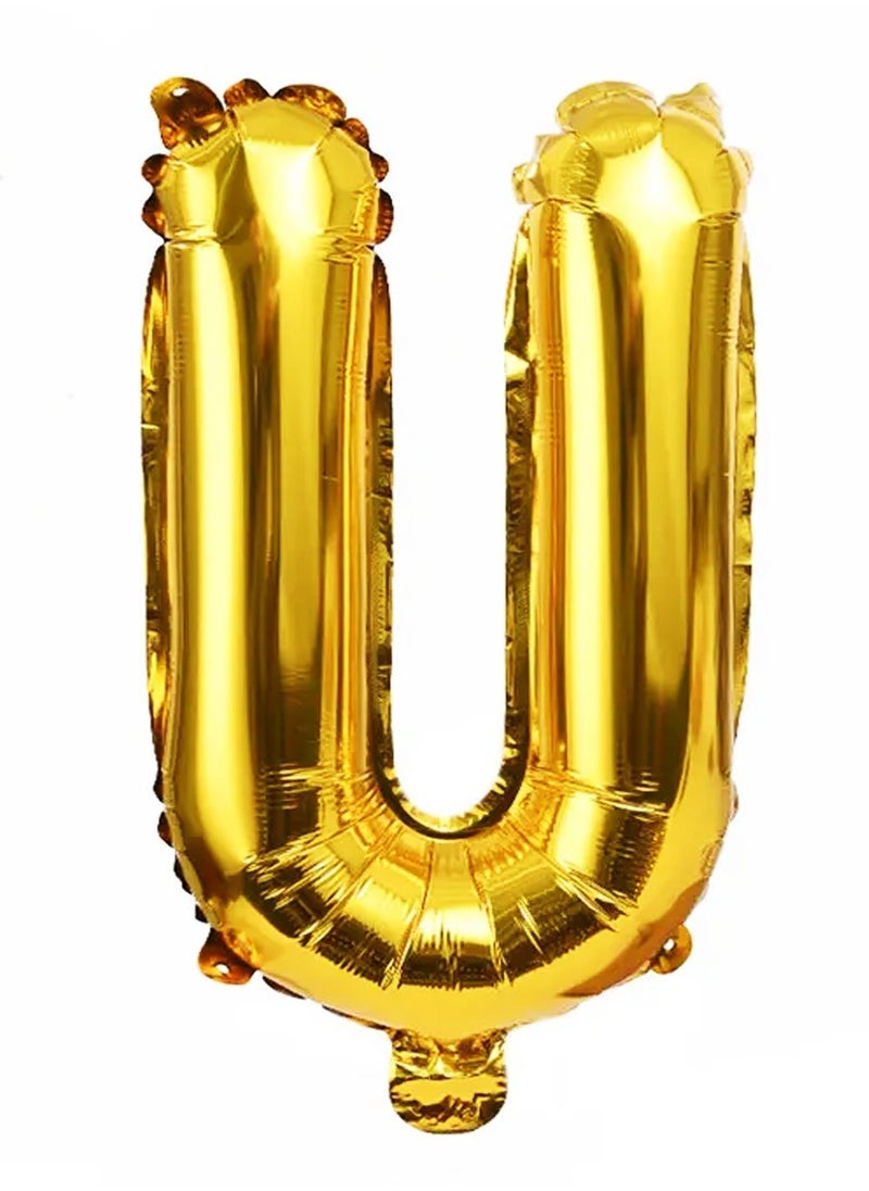 بارتي فن بالون احباط 32 بوصة حرف U مثالي للحفلات وأعياد الميلاد - Image 1