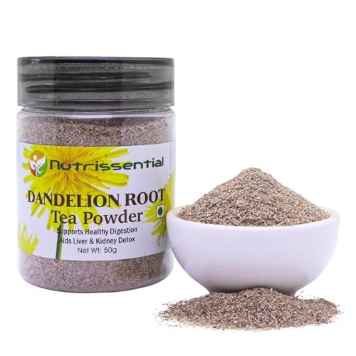 Nutrissential Kashmir Pure Dandelion Root Tea Powder, 50 g - Image 1