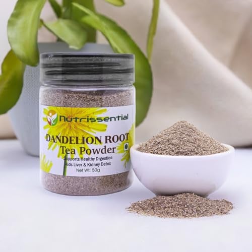 Nutrissential Kashmir Pure Dandelion Root Tea Powder, 50 g - Image 3
