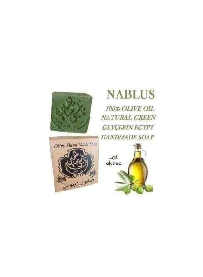 Nabulsi Shaheen Soap with Olive Oil - Natural Lightening and Complete Care for Skin and Hair - Image 1