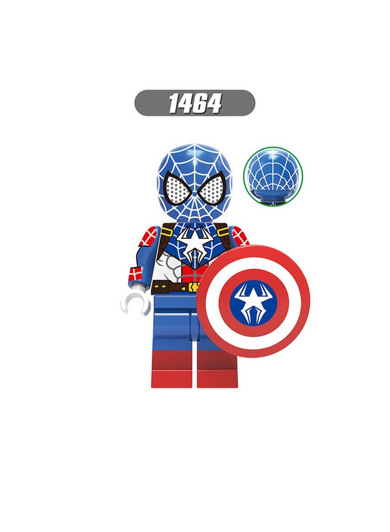 سبايدر مان مجموعة ألعاب مكعبات البناء التعليمية للأطفال من سلسلة سبايدر هيرو مكونة من 8 قطع للأولاد، حقيبة هدايا - Image 4