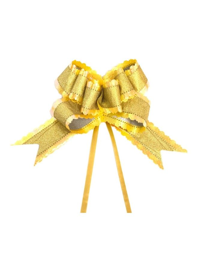 NIBEMINENT 50-Piece Gift Wrapping Pull Bows Set Gold - Image 1
