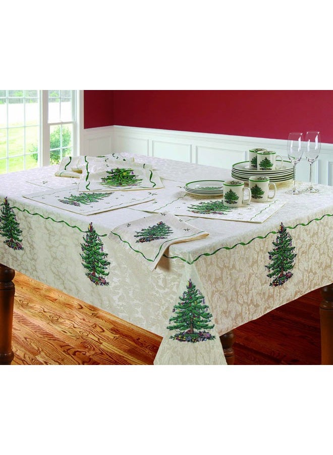 Spode Table Runner, Holiday Kitchen Accessories, Holiday Home Decor (Spode Christmas Tree Collection, 14" x 72") - Image 4