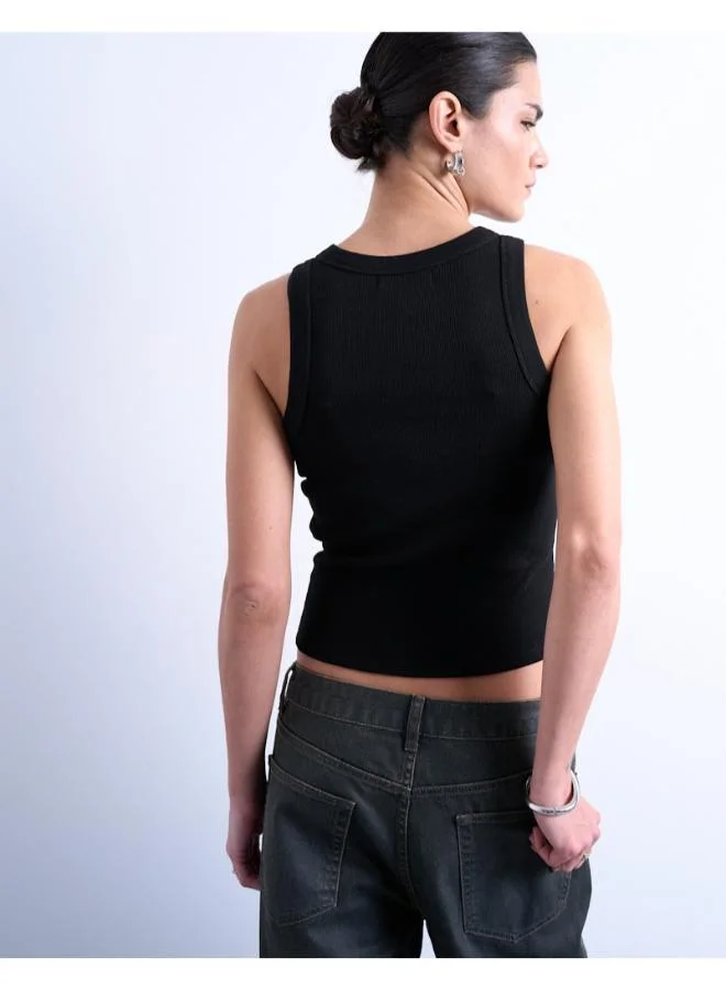 TOPSHOP Casual Sleeveless Vest