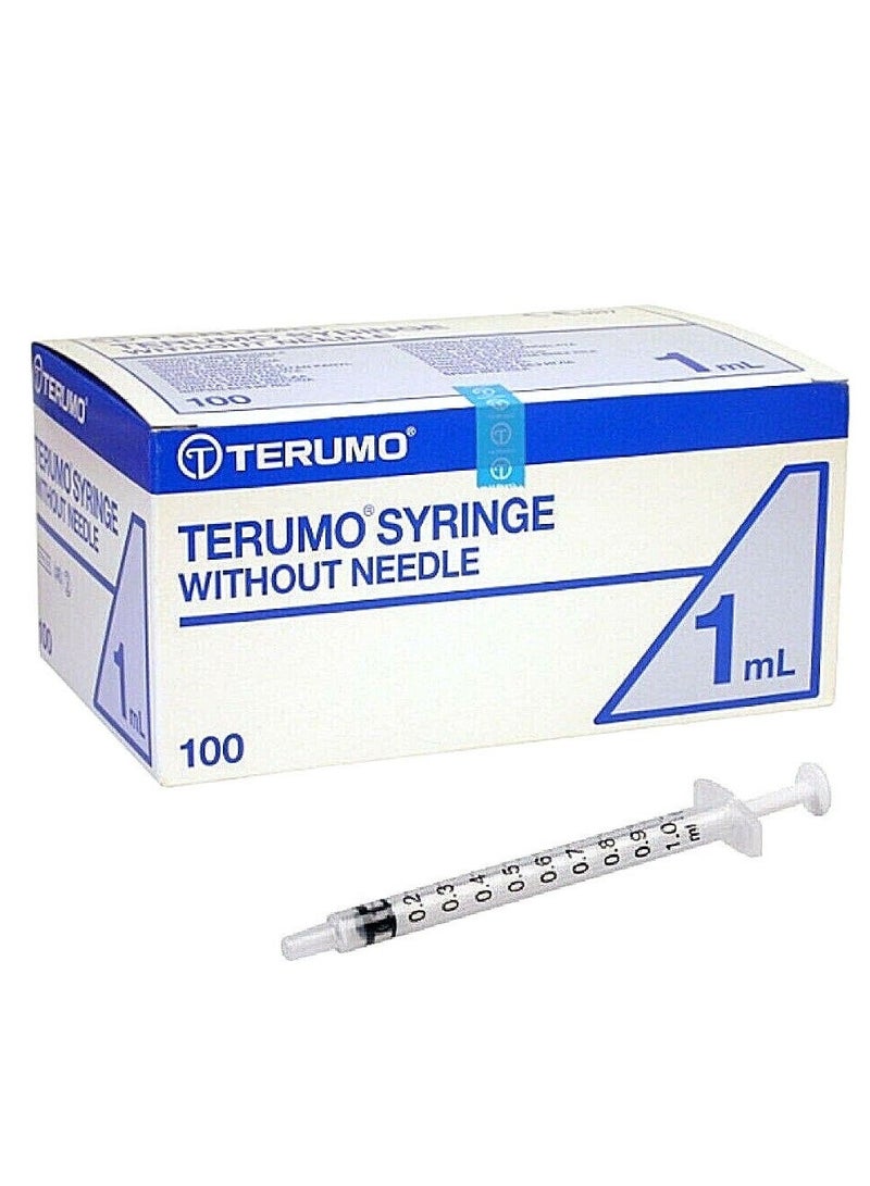 TERUMO Syringe Terumo 1ml Without Needle Pet Feeding Leur Slip - Image 1