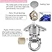 GW Gwongvvei Silent Bearing Swing Hanger Heavy Duty SUS Rust Proof 1500LB Capacity 360 Degree Rotation Playground Porch Yoga Sandbag Gym 3 Wooden Screws - Image 4