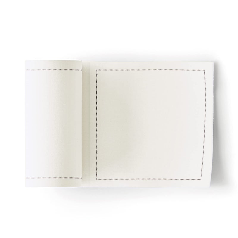 My Drap Basics Cotton Cocktail Napkin, 50 Per Roll, Cream, 4.3 x 4.3 Inch - Image 1