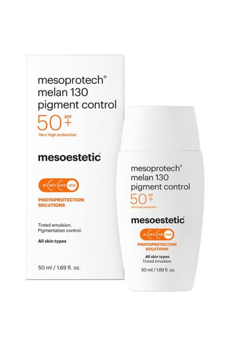 Mesoestetic Mesoprotech Melan 130 Pigment Control Sun Care Tinted SPF50 50ml - Image 2