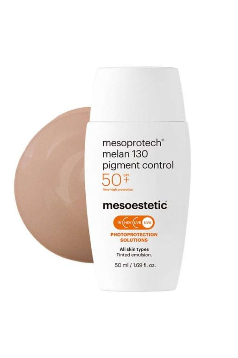 Mesoestetic Mesoprotech Melan 130 Pigment Control Sun Care Tinted SPF50 50ml - Image 3