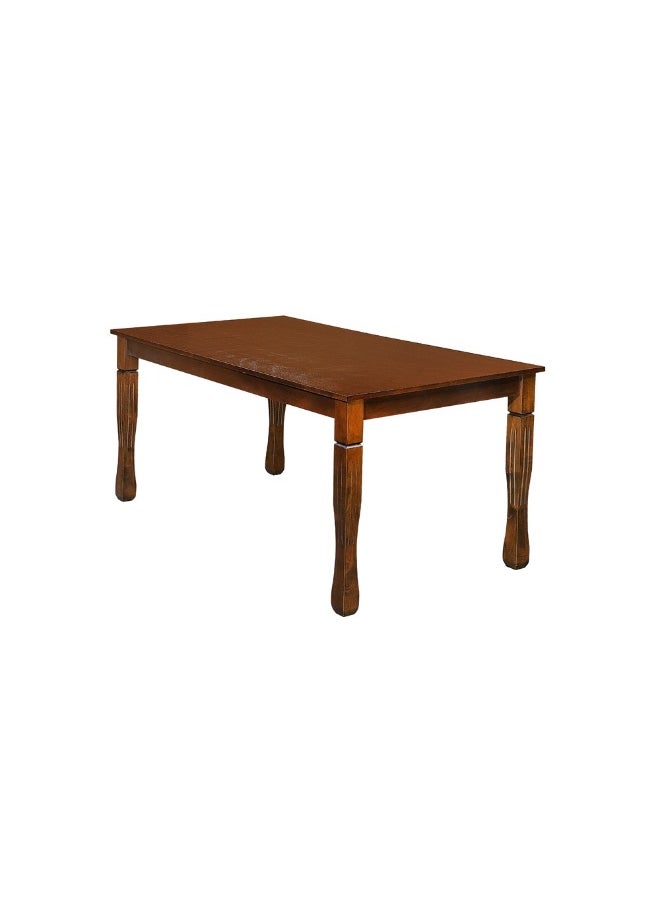 ROYALOAK Johor Wooden 6 Seater Dining Table with Veneer Finish (160 x 76.5 x 90cm)  - Image 3