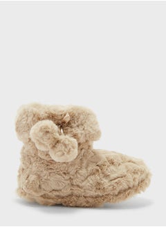 Ladies Super Plush Textured Bootie