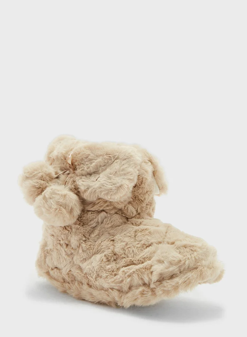 Ginger Ladies Super Plush Textured Bootie