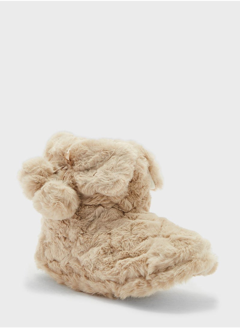 Ginger - Ladies Super Plush Textured Bootie - Image 1
