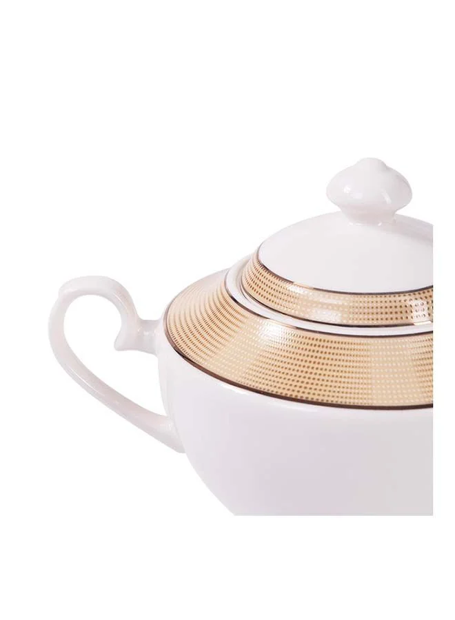 فيسمان Sugar Bowl Versailles Microwave and Dishwasher Safe, Sweetener Dispenser For Tea and Coffee, Durable, Storage Tank For Salt, Pepper And Spices, Seasoning Pot For Kitchen 500ml