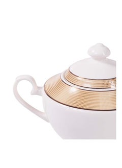 Fissman Sugar Bowl Versailles Microwave and Dishwasher Safe, Sweetener Dispenser For Tea and Coffee, Durable, Storage Tank For Salt, Pepper And Spices, Seasoning Pot For Kitchen 500ml  - Image 2