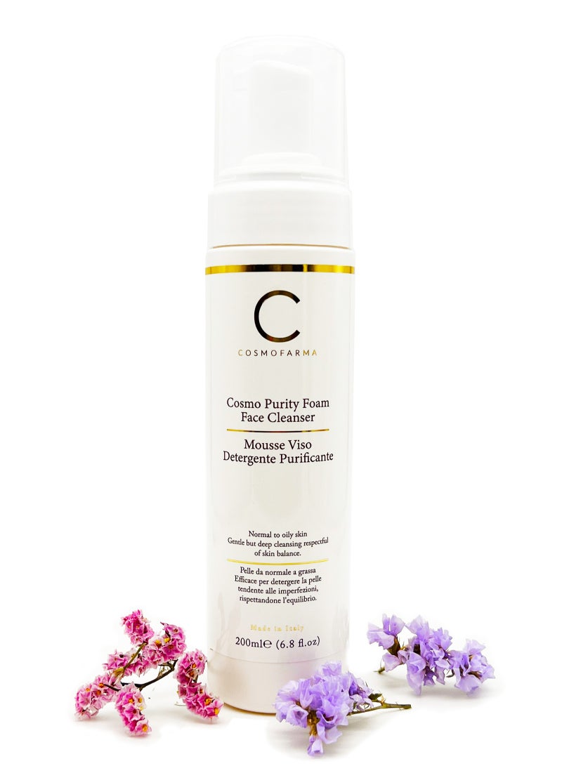 Cosmofarma Purify Foam Face Cleanser 200 ml