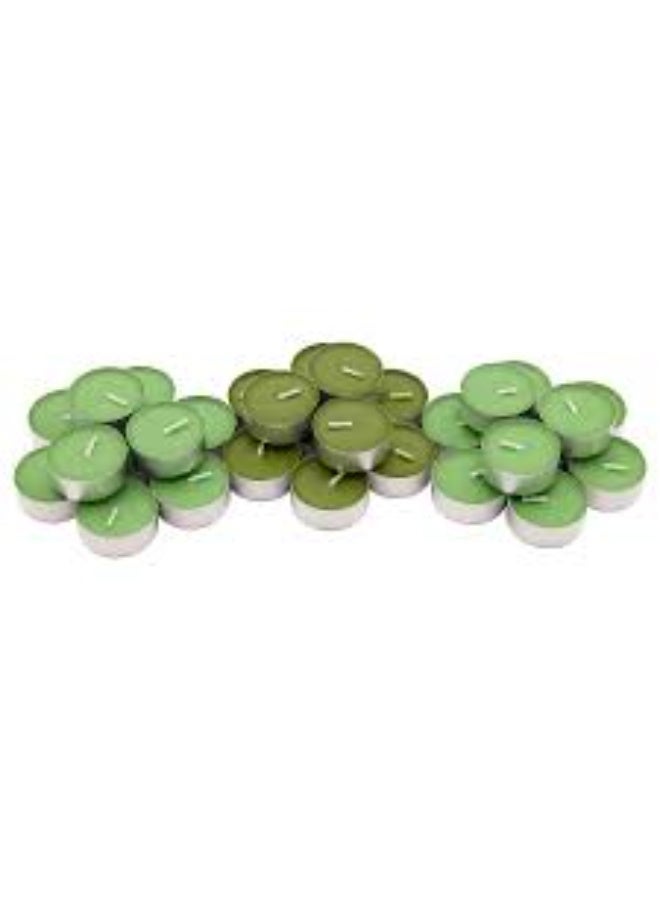EVER SHINE Scented tealight, Fresh grass/light green of 30 pcs per pack - Image 1