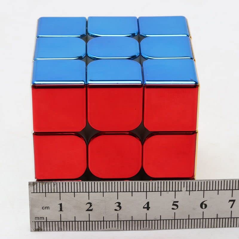 Cuberspeed Cyclone Boys Metallic 3x3 Speed Cube Shiny Cube Mirror Reflective stickerles Puzzle - Image 3
