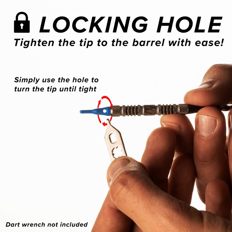 Viper by GLD Products Dart Accessory: Tufflex S.S. (Super Short) 2BA Thread Soft Tip Dart Points, Blue, 1000 Pack,37-1690-03 - Image 5