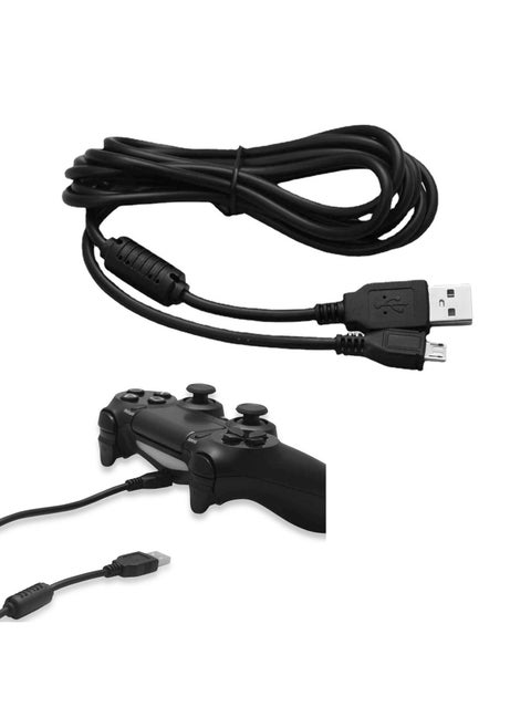 6.6 FT PS4 Controller Charger Cable, USB Data Cable for P4 Host and Handle