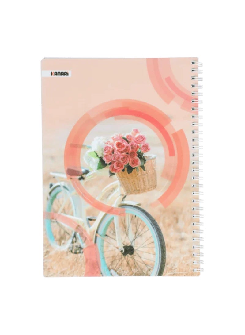 Kanari 100-Sheets Assorted Design Plastic B5 Notebook Multicolor 90054-0009 - Image 2