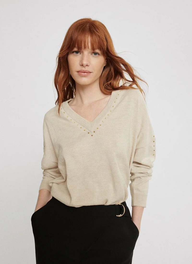 Lola Casademunt Studded sweater