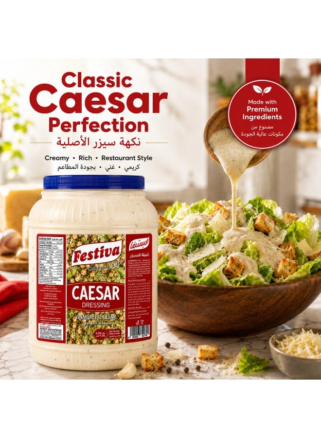 Festiva Caesar Dressing 3.78L - Creamy Salad Dressing and Sandwich Spread for Burgers, Wraps and Snacks - Dip and Dressing Sauce - Image 2