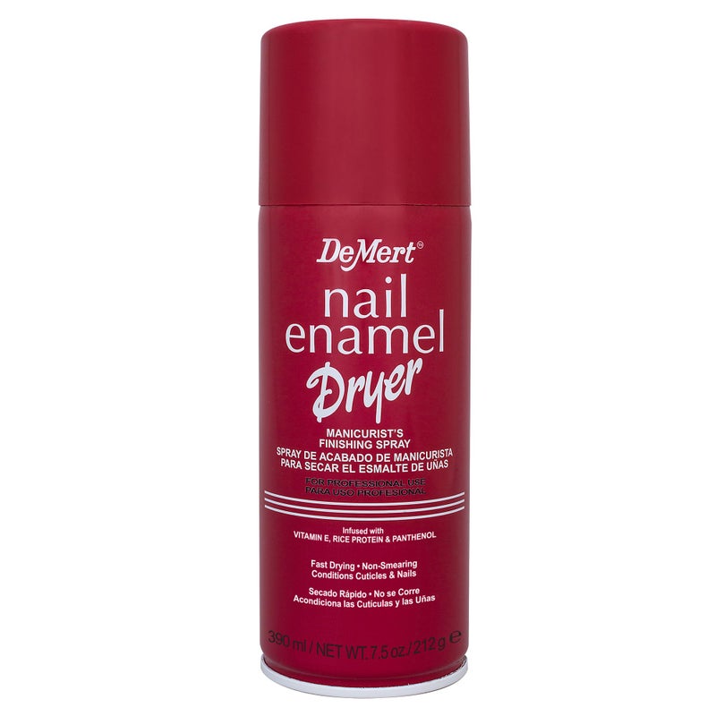 Demert Brands Nail Enamel Dryer Manicurist's Finishing Spray - 7.5 fl oz Spray Can - Fast Drying - Image 1