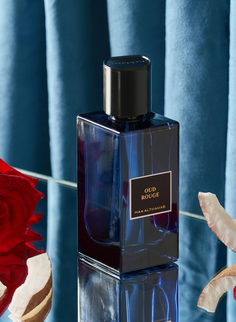 MAA ALTHAHAB Oud Rouge EDP | Long-Lasting & Intense Oud-Fragrance | 75 ML | For Men & Women Who Love Bold & Sensual Scents - Image 3